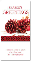 Christmas Pinecone Berries Cards  4